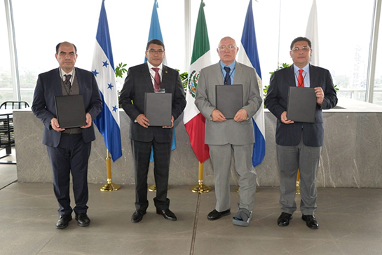Firma de Convenio Marco de Cooperación entre la Auditoría Superior de la Federación de México y las EFS que integran el Triángulo Norte de Centroamérica en México